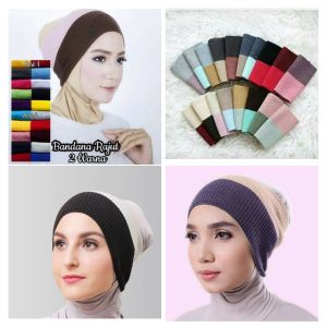 PAKET 5 PCS CIPUT BANDANA RAJUT 2 WARNA