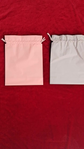 DBI Premium Drawstring Pouch Bag Tas Serut Packaging Makeup Kantong Travel Warna Pastel Sebaguna Bahan Tebal Organizer Bag Anti Air Tempat Penyimpanan Pakaian Make Up Pouch Serut Import