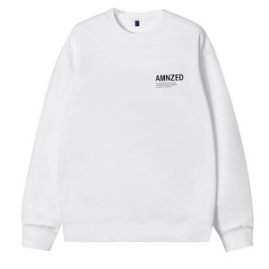 Áo Nỉ Cotton Dài Tay Thường Ngày Cho Nam Mùa Thu Đông Mới Về Áo Lót Ấm Áp Cổ Tròn Dáng Rộng Thoải Mái Mặc Trong