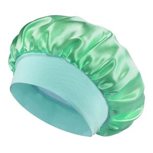 Silk Bonnet for Sleeping -  Mulberry Silk Hair Wrap with Wide Band for Curly Hair Women Reversible Sleep Cap