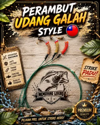 MATA KAIL UDANG GALAH TAIWAN (3PCS MIX)