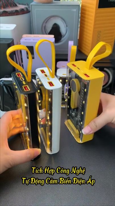 Sạc Dự Phòng 20000mAh - 66W Siêu nhanh sạc nạp dùng bộ vi mạch thế hệ ...