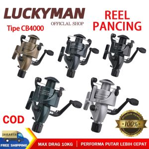 【Promosi】 Jump Reel Power CB4000 Spinning Reel Metal Alumunium Max Resistance 10kg