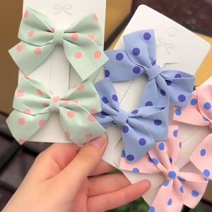 Set Jepitan Rambut Alice / Import Jepit Rambut Pita Polos Korean Style Anak Perempuan Model Korea Kiosbalitafawa