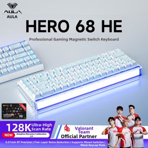 ESPORTS LIVNG MUSEUM | Gaming Keyboard hero68HE Magnetic Switches Customizable RGB Wired