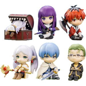 Bandai | New 6PCS Frieren: Beyond Journeys End 7cm Anime Figures Frieren Himmel Action Figure Boys Gift Collection Model Doll Toys