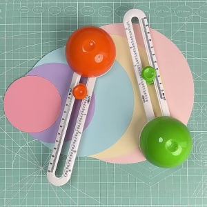 360° Circle Cutter Multifunctional Circular Round Shape Paper Trimmer DIY Decorations Craft School Office Stationery