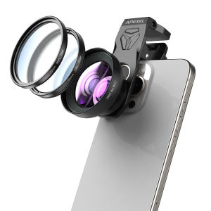 apexel | Ống Kính Siêu Macro APEXEL HD 100mm Dành Cho iPhone Samsung Với Bộ Lọc 52MM Ống Kính Điện Thoại Siêu Nhỏ Hỗ Trợ Chụp Ảnh Mắt