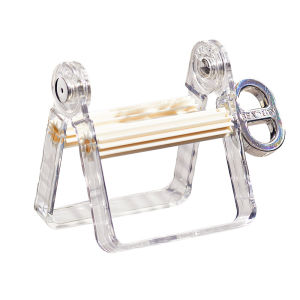 เครื่องมือบีบยาสีฟันเครื่องจ่ายหลอดพลาสติกแบบแมนนวลสำหรับบีบห้องน้ำที่ง่ายดายสำหรับยาสีฟันและครีมสำหรับทุกวัน