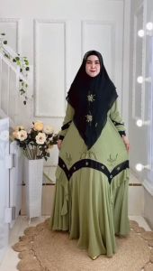 Bisa COD Gamis Syari Payet Kode CANADA Bahan Ceruty Babydoll Premium By Ory AjeZas Collection