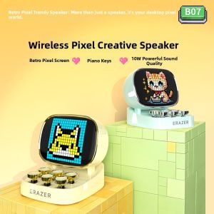 Lenovo | DIY Pixel Bluetooth 6.0 Clock Display 360 Degree Surround Speaker