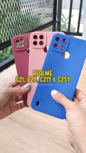 Soft Case Realme C21 C25 C21Y C25Y Casing Kesing Silicon Silikon Karet Pelindung HP Handphone Pro Cam Cover Sopkes Sofkes Sofcase Relmi Realmi Rilmi C 21 Y