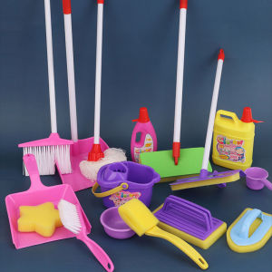 Childrens Broom Dustpan Set Mini Broom Baby Cleaning Tools House Cleaning Toys Boy and Girl