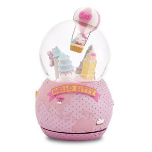 Hellokitty Music Box Girls Birthday Gift Crystal Ball Ornament Jarll Elegant Glass Cold Porcelain Decorative Music Box
