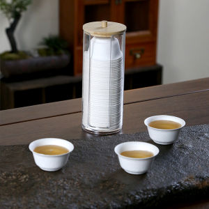 Heat Resistant Disposable Gongfu Tea Cup 60ml Rice Hull Tea Drinking Cup Host Tea Serving Drinking Cup High End Food Grade