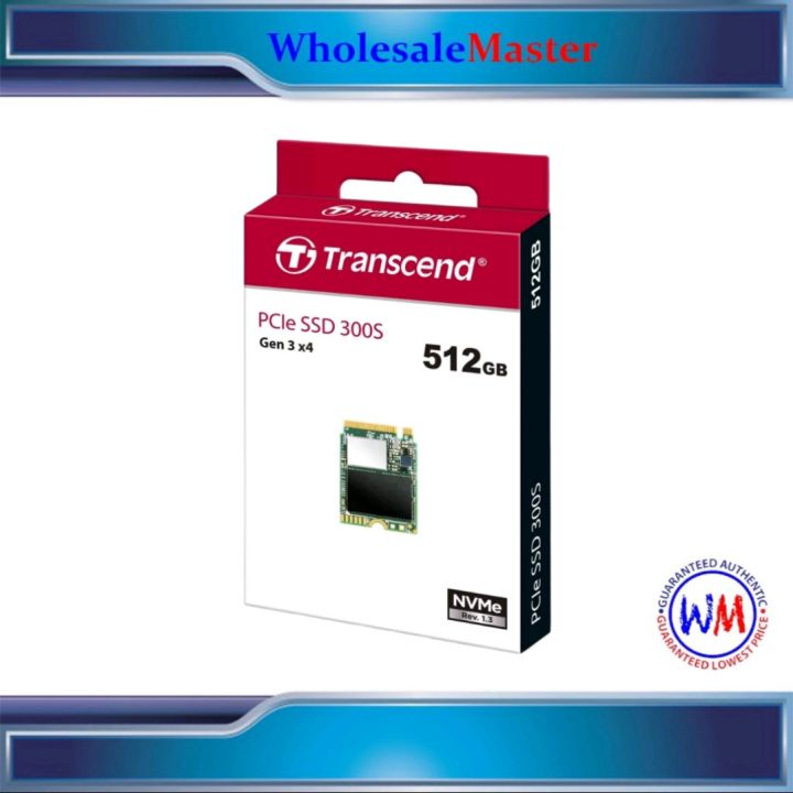TRANSCEND 512GB, 2230 SSD PCIe Gen3x4, NVMe, 3D TLC