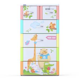 (RÁP SẴN + FREESHIP) Tủ nhựa Delimax Qui Phúc 5 ngăn kéo Maximum Size họa tiết dễ thương đáng yêu cao cấp – Nội thất Khả Vy giao hàng hỏa tốc miễn phí nội thành TpHCM hỗ trợ lắp ráp tận nhà