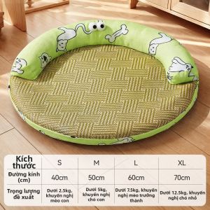 Giường Thú Cưng Thông Gió & Làm Mát 4 Mùa