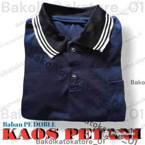 Kaos Polo Kerah Kaos Perani P.E Doble Tebal Kaos Basahan Kaos Pria