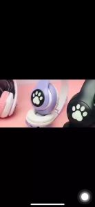 Tai nghe mèo đèn led GrownTech Z28M kết nối bluetooth 5.0 có micro đàm thoại hỗ trợ cổng AUX thẻ nhớ đài FM đa năng bảo hành 24 tháng