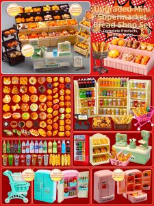 Girls Favorite Miniature DIY Food Playset