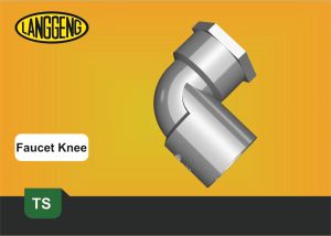 Langgeng Faucet Knee TS-D 1/2" - Fitting PVC