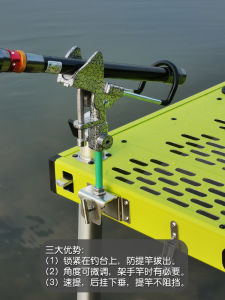 Universal Stainless Steel Fishing Rod Bracket Swivel Base Boat Mount Adjustable Sea Rod Cannon Stand Fixed Lock Tightening