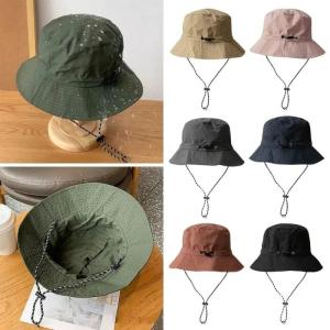 2026 Summer Sun Protection Waterproof Fisherman Hat Bucket Camping Hiking Mountaineering Cap Foldable Storage Bag