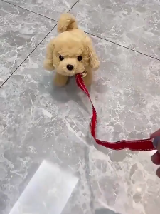 Electric Plush Simulation Teddy Corgi Dog Rabbit Tail Wagging Ass Shaking Toy Stuffed Puppy Doll