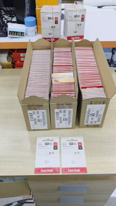 SanDisk -ของเเท้ MicroSD ความเร็ว 100MB/S ความจุ 32GB / 64GB Class10 (SDSQUNR-032G-GN3MN SDSQUNR-064G-GN3MN Micro SD