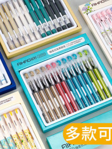 12-Pack Steel Pens for Writing And Calligraphy Practice Suitable for Boys And Girls Students Standard Stainless Steel Nib