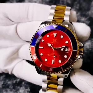 Green Water Ghost Black Water Ghost Watch Barcelona Classic Mens Automatic Mechanical Watch Limited Special! Swiss Luminous Waterproof Diving Watch AOKULASIC Genuine Authentic Auguras 5010