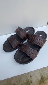 Ergedotcom 39-43 Sandal Selop Slide Slip On Pria Kulit - Erge Giovane Adulto Terbaru Anti Selip Sol Kuat Tahan Air