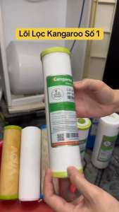Combo 3 Lõi Lọc Kangaroo Số 1 Loại 10 inch - (Dùng Trong Máy Lọc Nước RO)