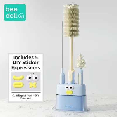 beedoll | Portable Newborn Infant Milk Bottle Cleaning Brush Set