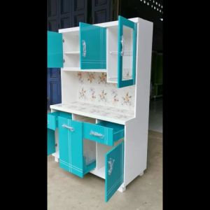 (FREE ONGKIR) Lemari Sayur 3 Pintu/ Lemari Dapur/ Rak Piring/ Kitchen Cabinet