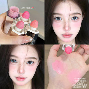 Three-In-One Liquid Blush Cream Highlighter Contouring Concealer for Cheeks Easy Application Long Lasting Color Retention