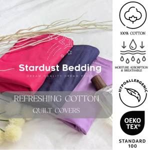 100% Cotton Quilt Cover | Crisp & Breathable | Stardust Bedding