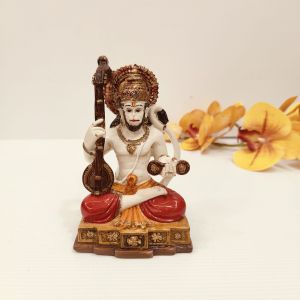 PREMIUM QUALITY Lord Hanuman Statue Bajrangbali Idol (Size : 8.8 x 7.5 x 14.5 Red) H0099