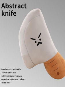 QIAOSHANG | Funny Cartoon Knife Plush Pillow