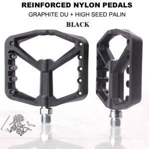 RACEWORK Bicycle Pedal Sealed Bearing MTB Platform Pedals Ultralight Non-Slip Dustproof Nylon Road Mountain Bike Pedal