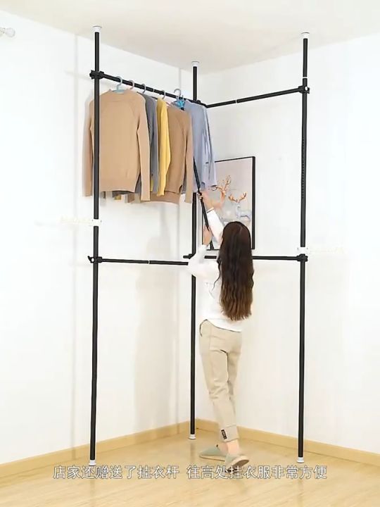 NINI Adjustable 1.5-3.5M Wall Clothes Rack Sampayan Rope for Clothes ...