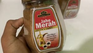 JAHE MERAH INSTANT ISI 250gr Bin Afif Siap Minum Instant Serbuk Bubuk Ginger Murni Kesehatan Tubuh