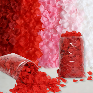 500-2000Pcs Artificial Fake Rese Petals celerful Simulatien Silk Rese Petal ForValentines Day Wedding Party Remantie Deceratien