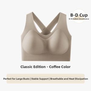 JIXIA | High Intensity Sports Bra Women Yoga Cross Back Large Size Anti Shock Supportive Comfortable Breathable Sweat Absorbent Bra