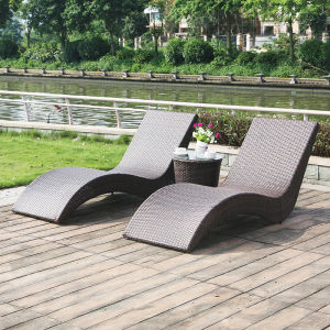Outdoor Rattan Lounger
