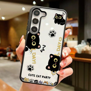 Cute Cat Phone Case Cover For Samsung S25 Ultra S26 A16 5G A56 A57 A55 S24 S23 A36 A35 A34 A26 A17 A15 A14 A13 A12 A06 A05 Coque