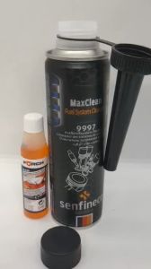 LÀM MỚI VÀ SẠCH HỆ THỐNG NHIÊN LIỆU MAXCLEAN - SENFINECO 9997 300ml VÀ CHAI NƯỚC GẠT KÍNH FORCH R535 32ml (MaxClean Fuel System Sleaner 9997 300ml and Windshield Cleaning 32ml)