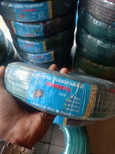 kabel-KABEL LISTRIK TRANSPARAN 100m foul MURAH