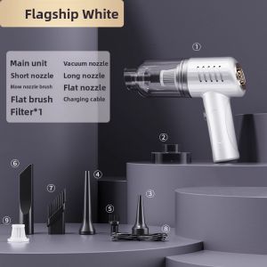 HELLOLEIBOO | Wireless Handheld Vacuum Cleaner For Sofa Use Super Strong Suction Noise Free Portable Pet Hair Snack Debris Cleaning Tool
